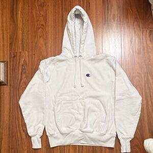 Champion Classic White Hoodie for Men